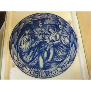 1967 Jubilaum 1977 10 year Jubilee plate first LE 5000 Three Kings Germany